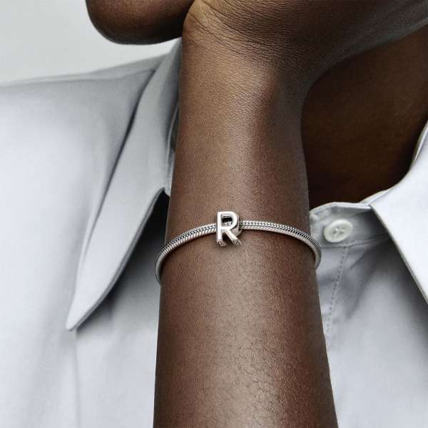 R Letter Charm Bracelet