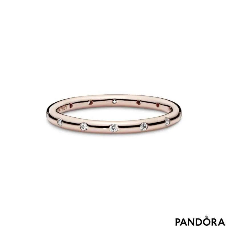 Simple Sparkling Band Ring | PANDORA