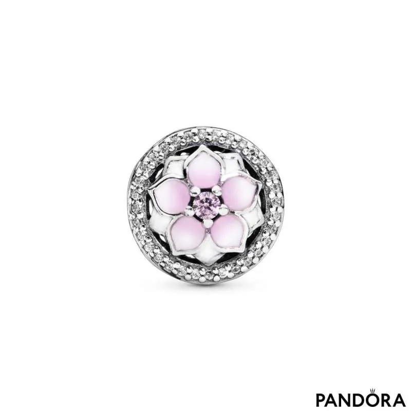 Pink Magnolia Flower Charm | PANDORA