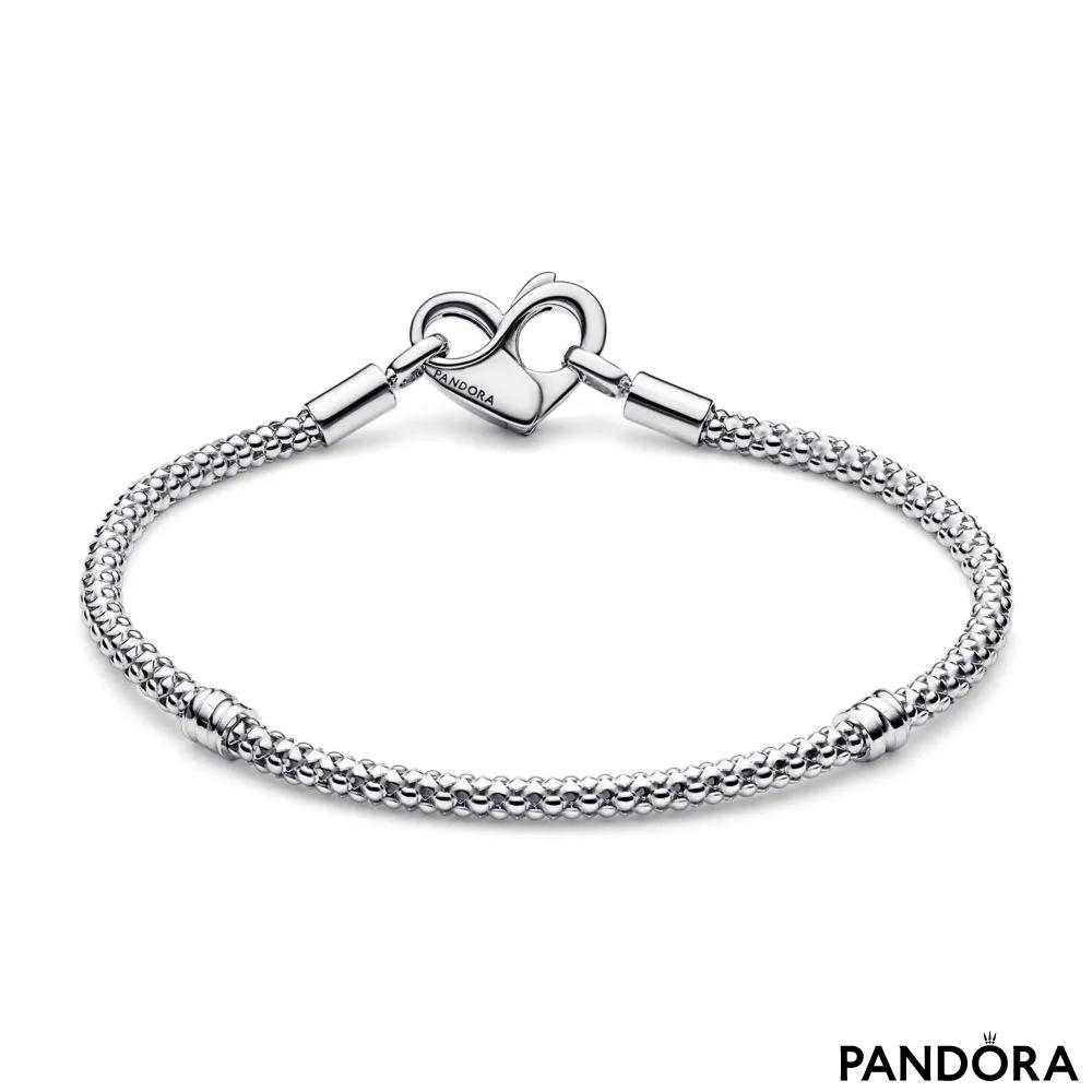 Pandora Sterling Silver Bracelet, Signature Clasp: Precious Accents, Ltd.