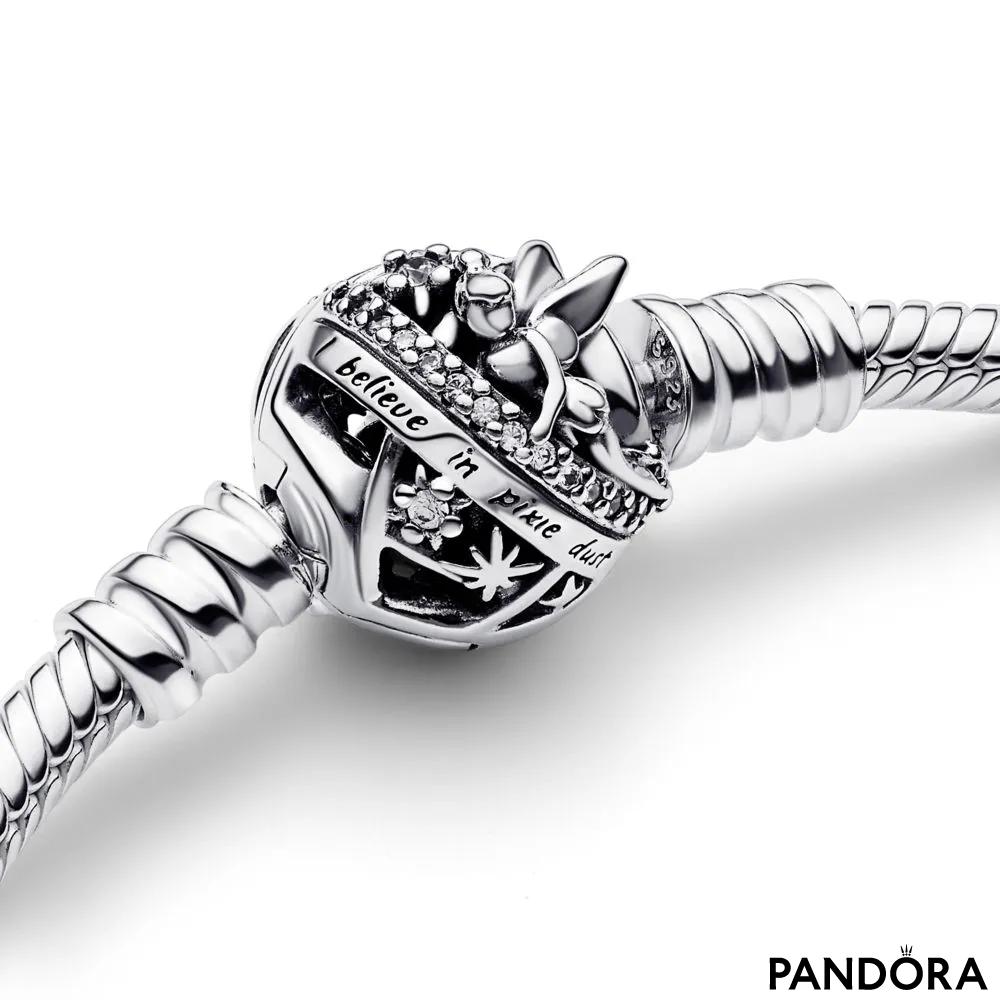 Pandora Moments Heart Clasp Snake Chain Bracelet | Two-tone | Pandora US