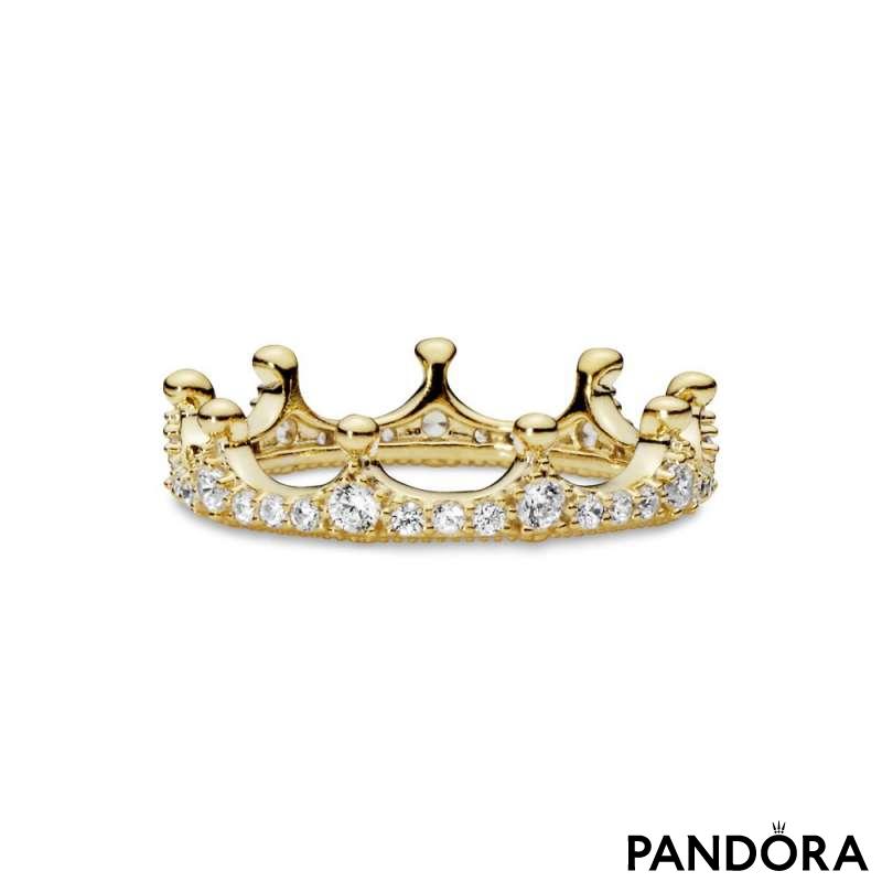 Clear Sparkling Crown Ring | PANDORA