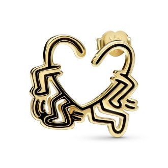 Uhanček Keith Haring™ x Pandora s hodečimi srčki​