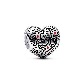 Obesek Keith Haring™ x Pandora z linijskim motivom ljudi